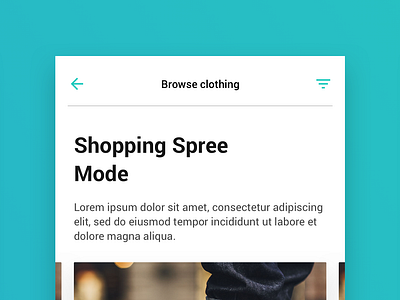 Shopping Spree Mode UI app branding design flat illustration ui ux