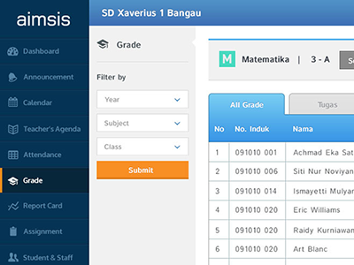 AIMSIS - School Management System Web App