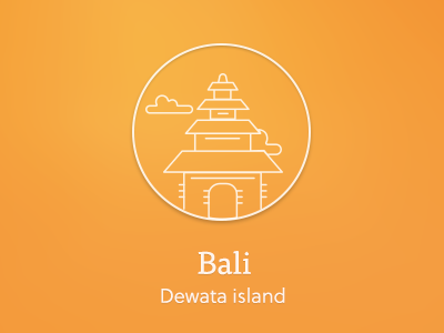 Bali - The Island of the Gods illustration