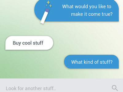 Magic Chat mobile ui