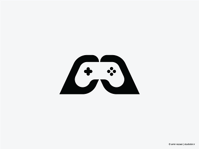logo design for game sharing branding creative design finger game gaming habd logo logo design logos negative negative logo negative space