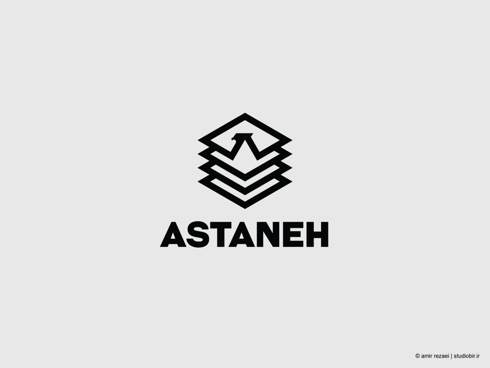 astaneh logo design by Bir on Dribbble