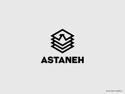 astaneh logo design