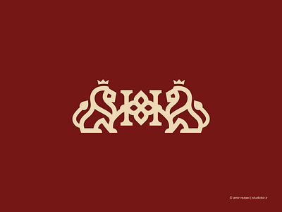 logo design for hedayati jewelry animal branding creative design icon lion lion logo logo logo design logos sign