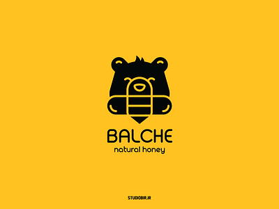 balche bear branding creative design honey honey bear honey bee logo logo bear logo design logo honey logos sign