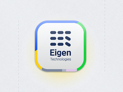 The Eigen Brand brand brand design brand identity branding eigen technologies logo logo design visual design