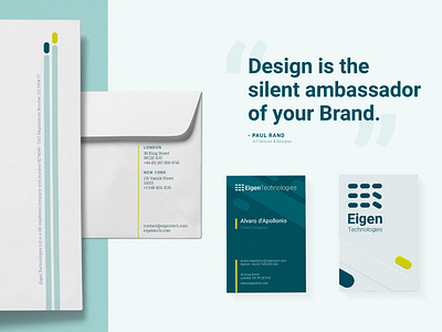 Eigen Technologies - Corporate Identity brand identity branding corporate identity eigen eigen technologies