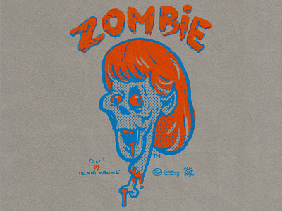 Zombie Friday characterdesign digital paint illustration zombie