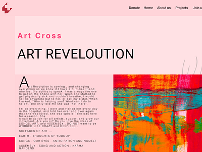 Artcross page design clean design flat interface minimal ui web website