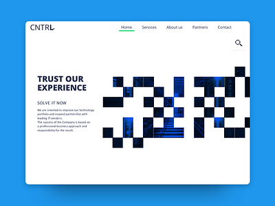 cntrl Landing page