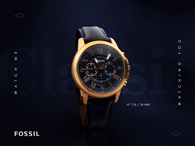 'Watch Me Watching You' - Fossil Watch Advertisement