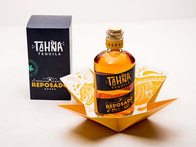 Tahona Tequila Packaging color conceptual design hand drawn illustration packaging print simple