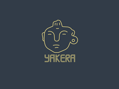 Yakera brand branding design freelance icon illustration logo minimalist typography vector