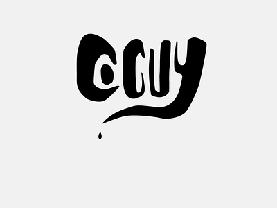 cocuy llettering logo typogaphy