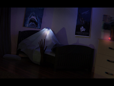 Under The Bed 3d blender cycles