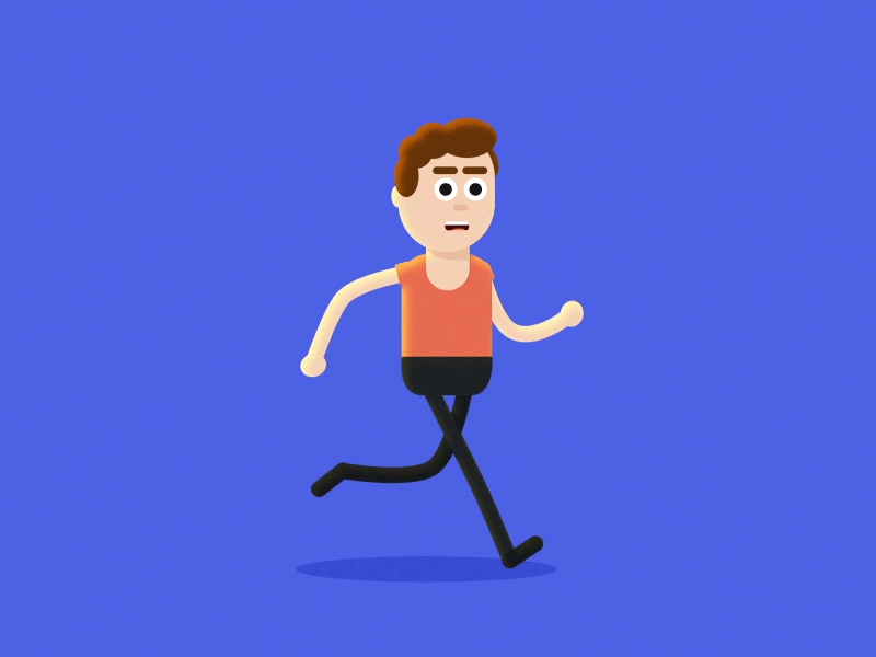 Run Cycle after effects character animation motion animation motion graphics run run cycle