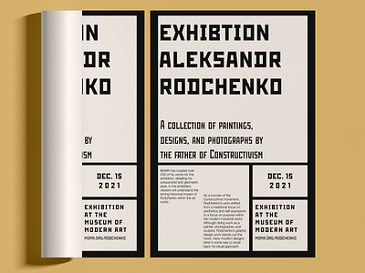 Third Rodchenko Poster Design constructivism design exhibition exhibition design poster poster design rodchenko