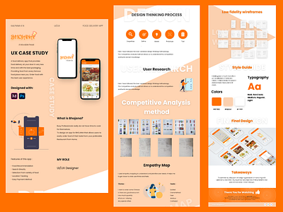 Food Delivery App - UX case Study