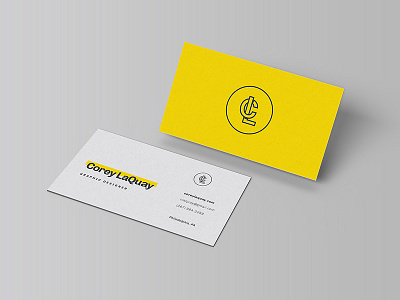 Personal Business Card branding business card identity logo design monogram personal logo self branding self promotion