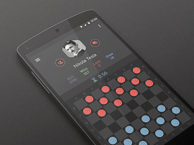 Checkers App Game Screen