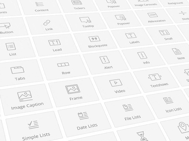 ShortPoint Page Builder Icons