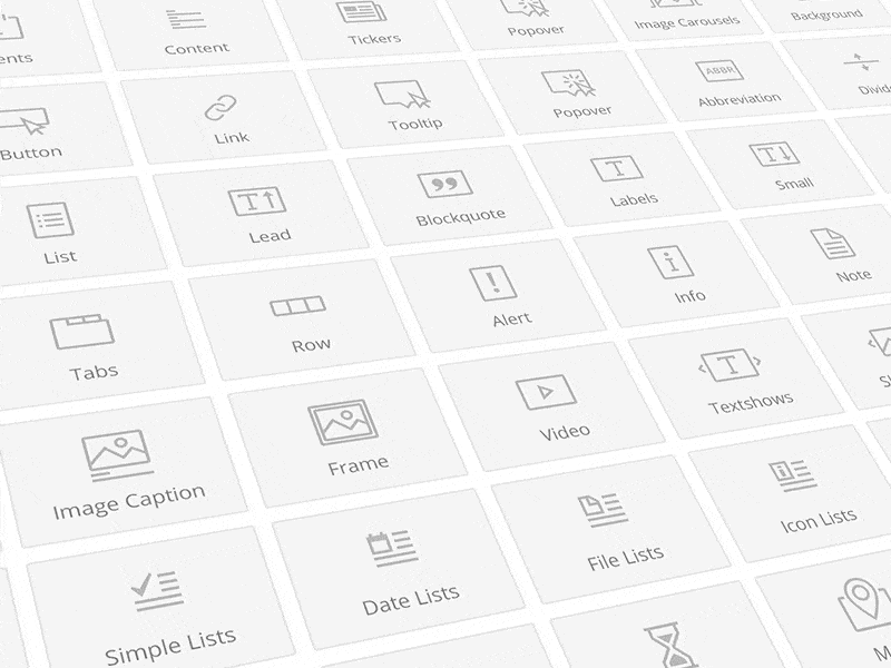ShortPoint Page Builder Icons icons intranet page builder sharepoint shortpoint site builder