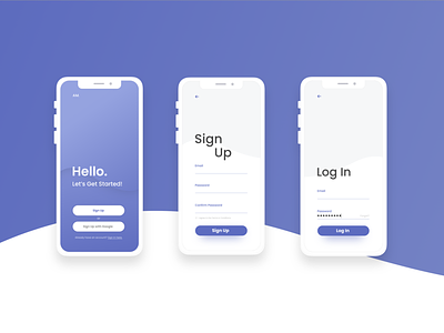 Mobile Sign Up UI
