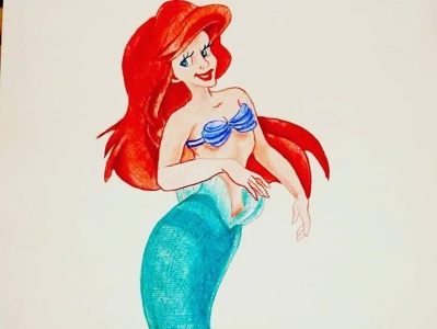 Ariel the Mermaid illustration