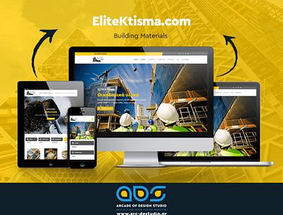 ELITE KTISMA | Building Materials Website web design web design and development website wordpress wordpress theme