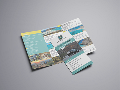 Tri Fold Brochure for Exlusive Transfer Chania brochure brochure design graphic design