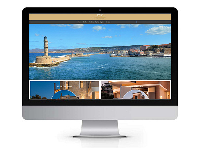 Dsk Luxury Villas - Website chania hospitality luxury villas web design web design and development website