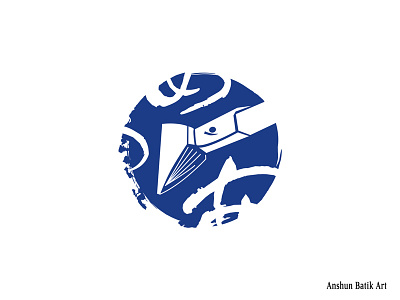 The logo for Anshun Batik Art anshun batik china devinwang icon logo