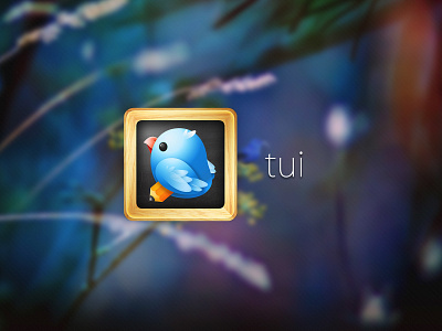 Tui - app project icon design 01 appicon bird devinwang logo tui