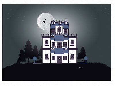 Haveli illustration vector art