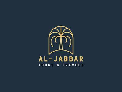 Logo design curated for a Tours & Travels Agency