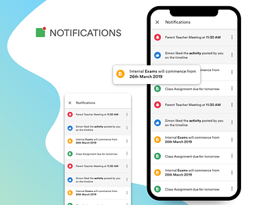 App Notifications UI iphone x notifications ui ux ux design