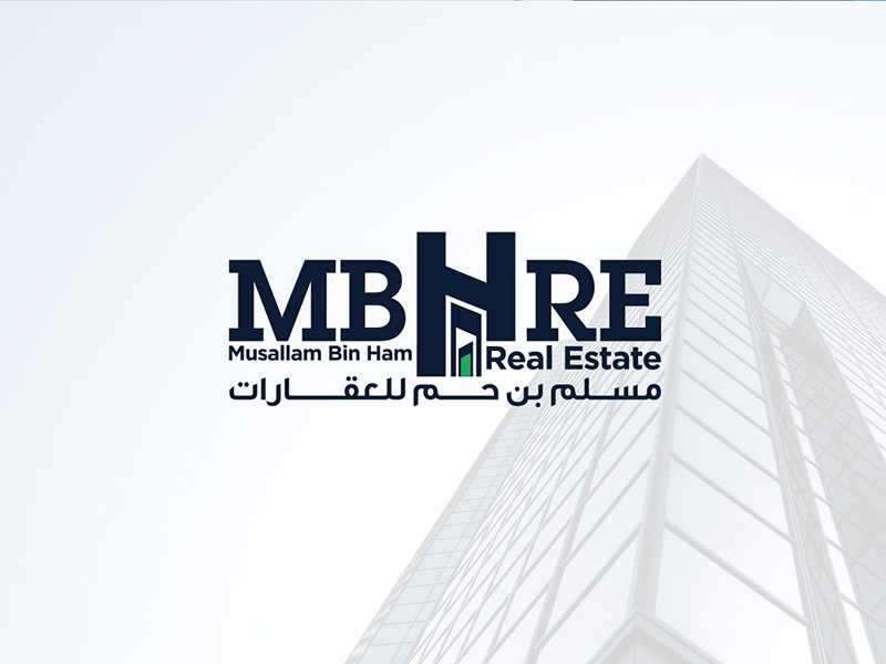 logo branding Musallam bin ham real estate by Mohamed Saleh on Dribbble