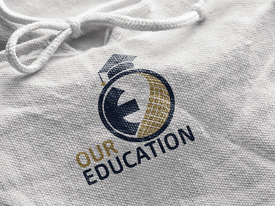 OUR EDUCATION LOGO brand branding design education icon illustration landmark logo logo design