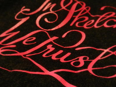 In Sketch We Trust - Beanie beanie gray handmade lettering pink sketch textil
