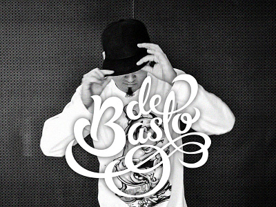 B de Basto handmade hiphop illustrator lettering letters mc photoshop vector