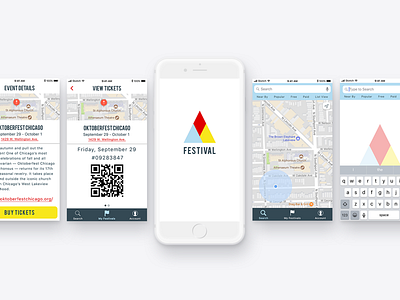 Festival App app checkout festival tickets