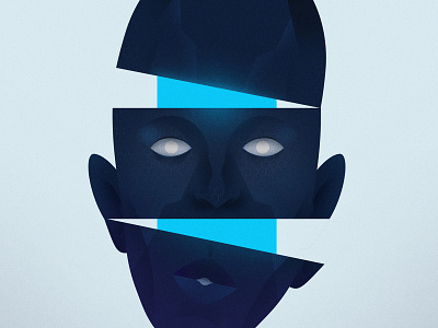 Zima art blue character design illustration netflix