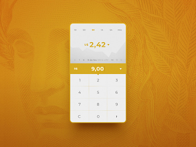 Daily UI - Calculator app calculator app calculator ui concept dailyui design ui web