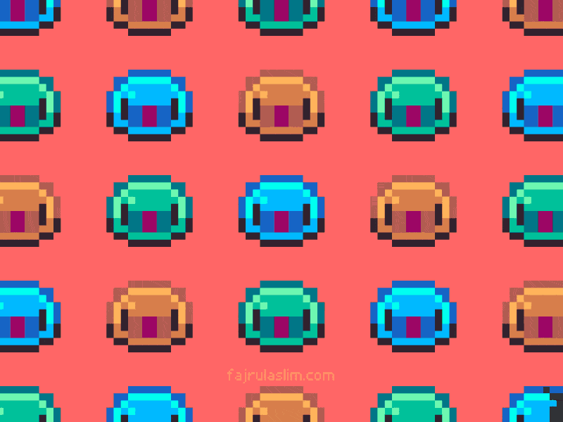 Loading Game Slime vector game loading slime enemy gamedev game design game assets adobe aftereffects adobe animate adobe illustrator animated gifs animation motion graphics flat design pixelart fajrulaslim