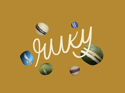 Ruky Brand Logo brand branding design graphic design illustration jewelry leahschm lettering logo mark typography