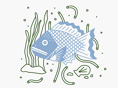 Fishy art drawing fish graphic icon illustration line vector