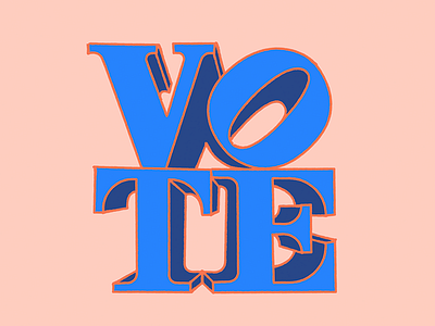 Vote NYC illustration nyc typography vote