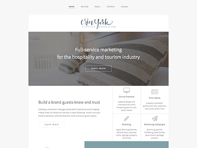 Consulting Website css design hospitality html website wordpress