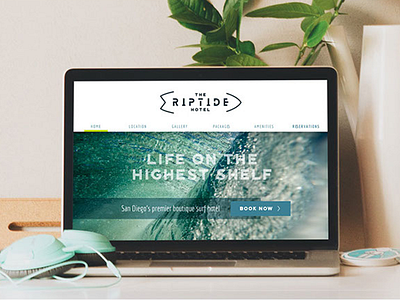 Riptide Website css design hospitality hotel html website wordpress