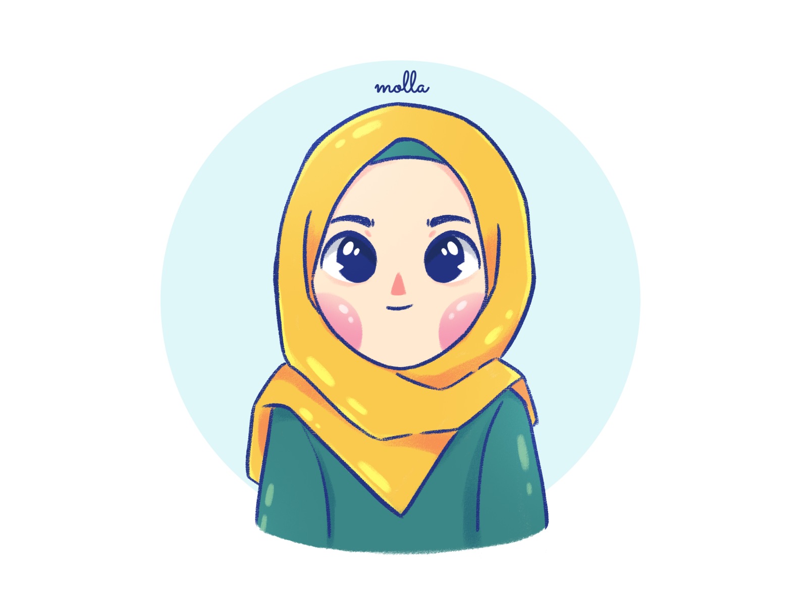 Chibi Hijab Girl by Angga Indratama on Dribbble